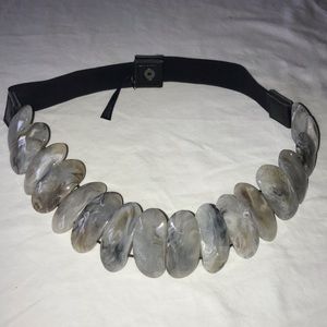Anthropologie Stone Elastic Belt